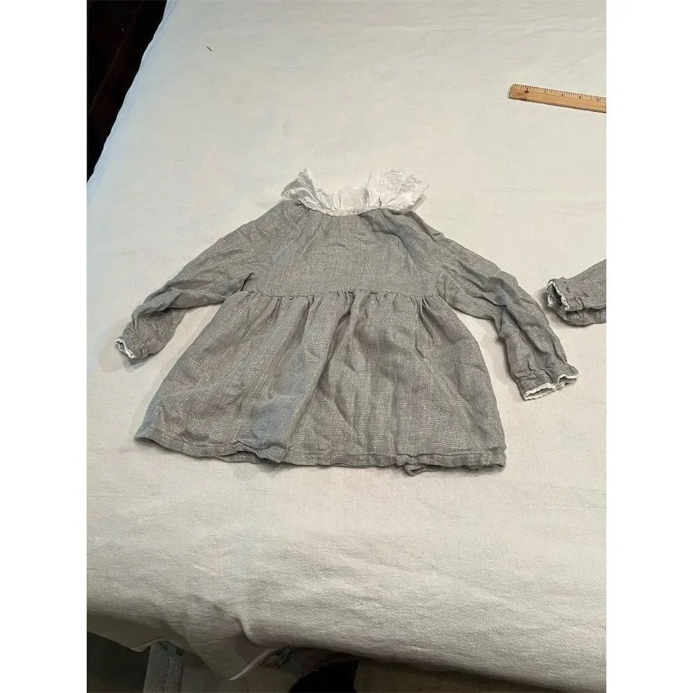 Cupcakes and Cashmere Girls Gray Dress 18‎ Months